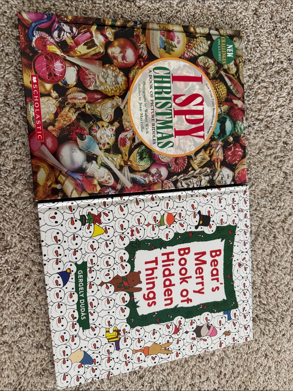 I SPY Christmas & Bear's Merry Book of Hidden Things - Holiday Find & Seek Books